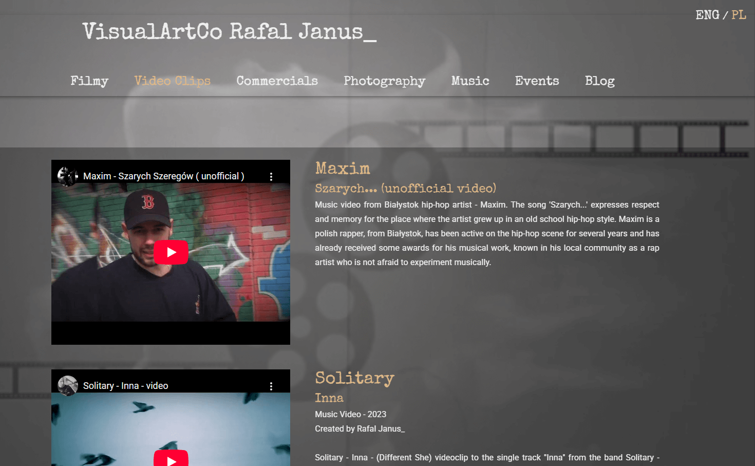VisualArtCo - Creative Portfolio Website