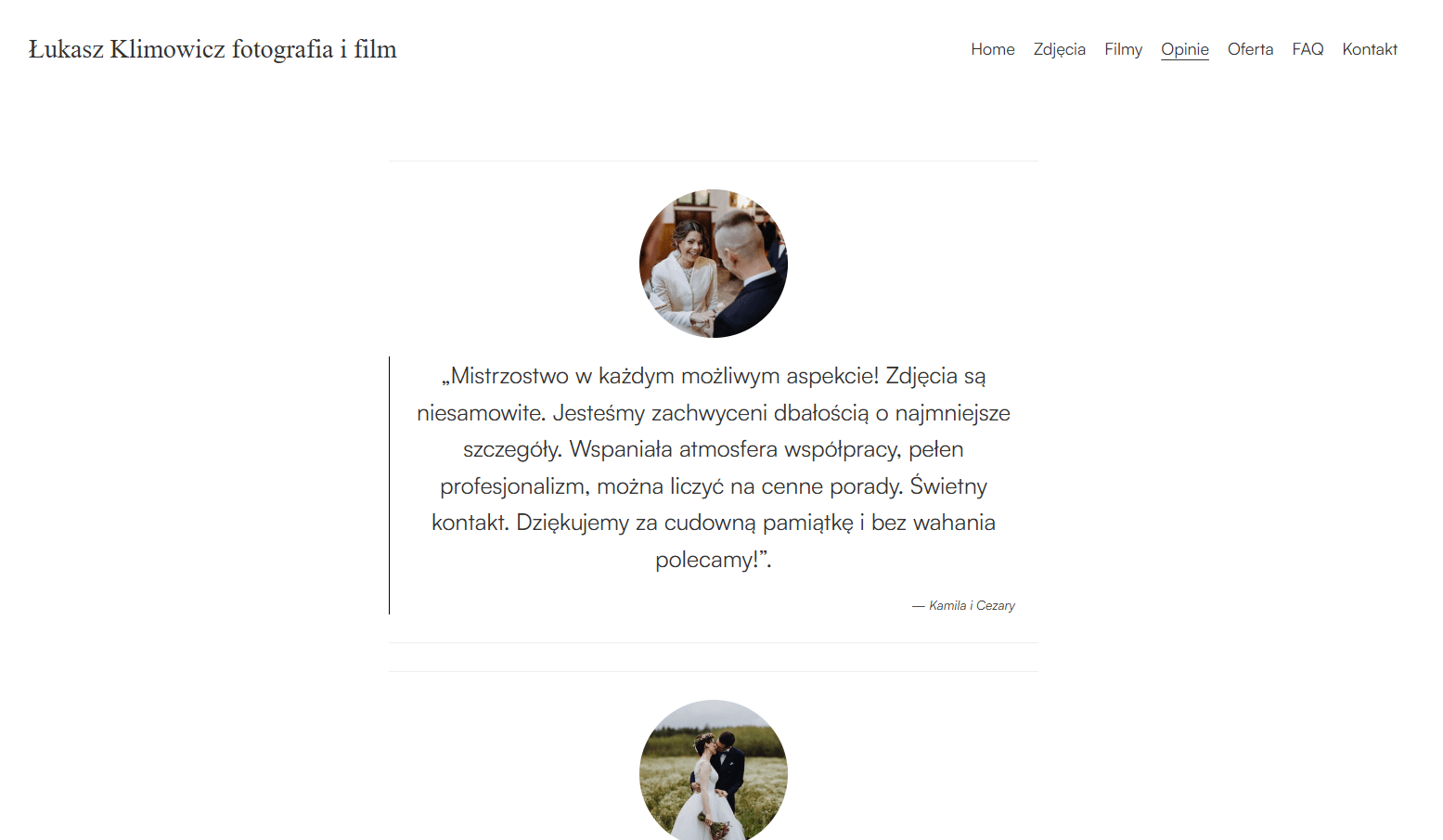 Wedding Photography & Videography Portfolio screenshot 2